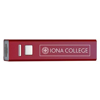 Quick Charge Portable Power Bank 2600 mAh - Iona Gaels