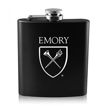 6 oz Stainless Steel Hip Flask - Emory Eagles