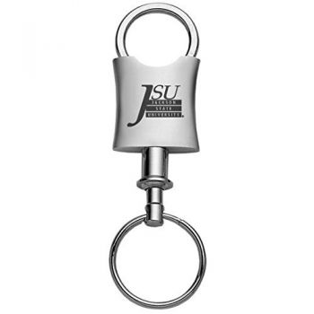 Tapered Detachable Valet Keychain Fob - Jackson State Tigers