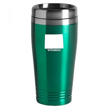 16 oz Stainless Steel Insulated Tumbler - Wyoming State Outline - Wyoming State Outline
