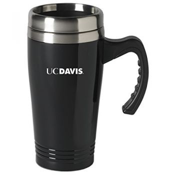 16 oz Stainless Steel Coffee Mug with handle - UC Davis Aggies