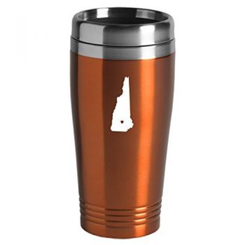 16 oz Stainless Steel Insulated Tumbler - I Heart New Hampshire - I Heart New Hampshire