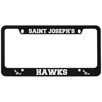 Stainless Steel License Plate Frame - St. Joseph's Hawks