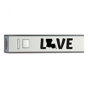 Quick Charge Portable Power Bank 2600 mAh - Louisiana Love - Louisiana Love