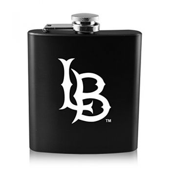 6 oz Stainless Steel Hip Flask - Long Beach State 49ers