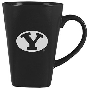 14 oz Square Ceramic Coffee Mug - BYU Cougars