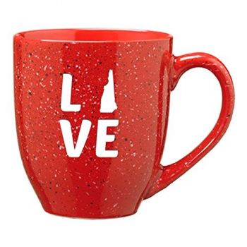 16 oz Ceramic Coffee Mug with Handle - New Hampshire Love - New Hampshire Love