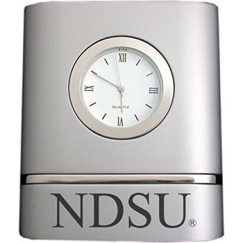 Modern Desk Clock - NDSU Bison