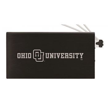 Quick Charge Portable Power Bank 8000 mAh - Ohio Bobcats