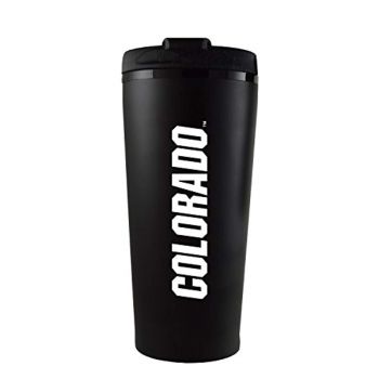 16 oz Insulated Tumbler with Lid - Colorado Buffaloes