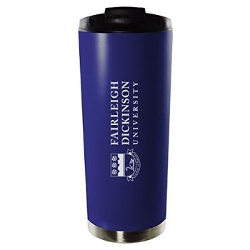16 oz Vacuum Insulated Tumbler with Lid - Farleigh Dickinson Knights