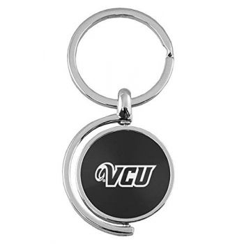 Spinner Round Keychain - VCU Rams
