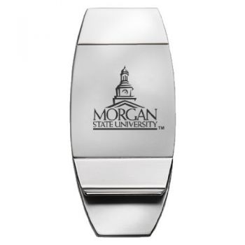 Stainless Steel Money Clip - Morgan State Bears