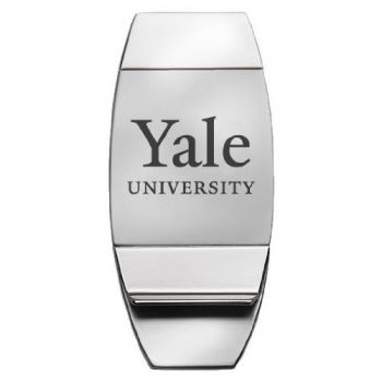 Stainless Steel Money Clip - Yale Bulldogs