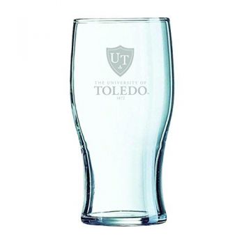 19.5 oz Irish Pint Glass - Toledo Rockets