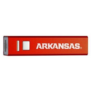 Quick Charge Portable Power Bank 2600 mAh - Arkansas Razorbacks