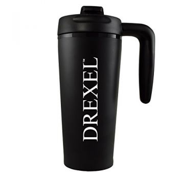 16 oz Insulated Tumbler with Handle - Drexel Dragons
