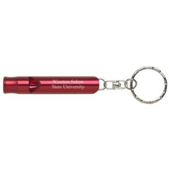Emergency Whistle Keychain - Winston-Salem State University 