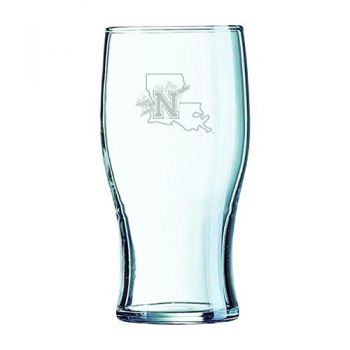19.5 oz Irish Pint Glass - Northwestern State Demons