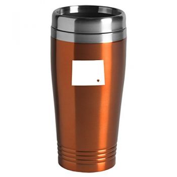 16 oz Stainless Steel Insulated Tumbler - I Heart Wyoming - I Heart Wyoming