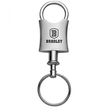Tapered Detachable Valet Keychain Fob - Bradley Braves
