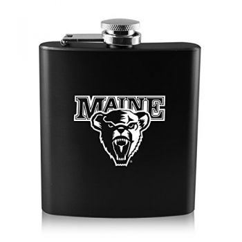 6 oz Stainless Steel Hip Flask - Maine Bears