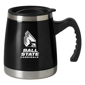 16 oz Stainless Steel Coffee Tumbler - Ball State Cardinals