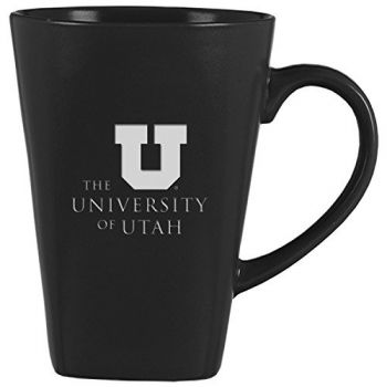 14 oz Square Ceramic Coffee Mug - Utah Utes