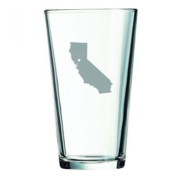 16 oz Pint Glass  - I Heart California - I Heart California