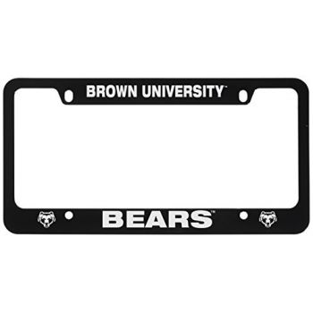 Stainless Steel License Plate Frame - Brown Bears