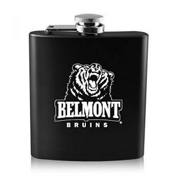 6 oz Stainless Steel Hip Flask - Belmont Bruins