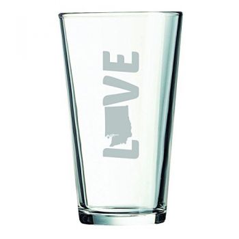 16 oz Pint Glass  - Washington Love - Washington Love
