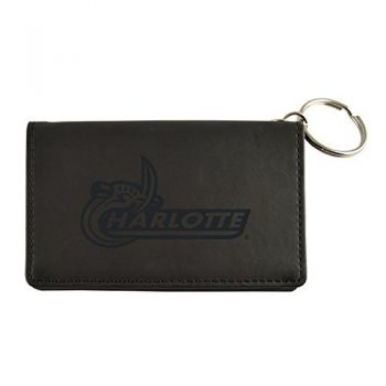 PU Leather Card Holder Wallet - UNC Charlotte 49ers