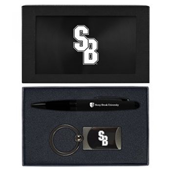 Prestige Pen and Keychain Gift Set - Stony Brook Seawolves