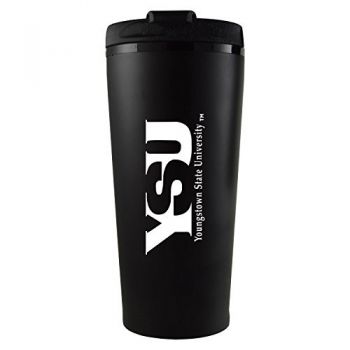 16 oz Insulated Tumbler with Lid - Youngstown State Penguins