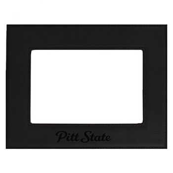4 x 6 Velour Leather Picture Frame - PITT State Gorillas
