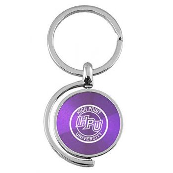 Spinner Round Keychain - High Point Panthers