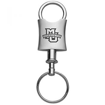 Tapered Detachable Valet Keychain Fob - Marquette Golden Eagles