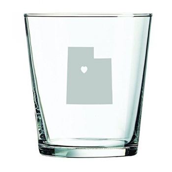 13 oz Cocktail Glass - I Heart Utah - I Heart Utah