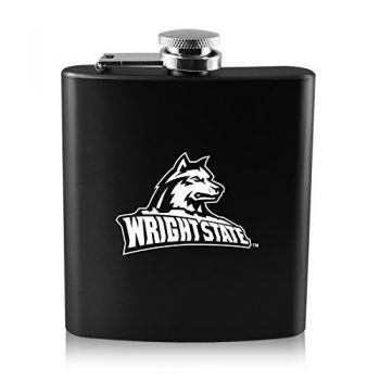 6 oz Stainless Steel Hip Flask - Wright State Raiders