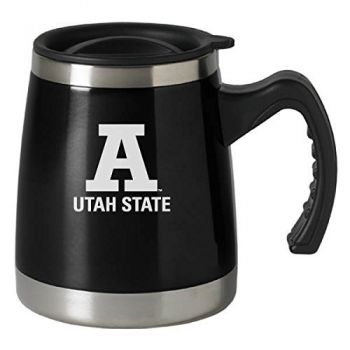 16 oz Stainless Steel Coffee Tumbler - Utah State Aggies