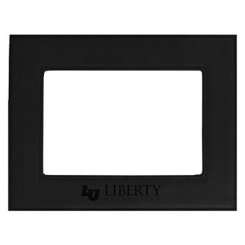 4 x 6 Velour Leather Picture Frame - Liberty Flames
