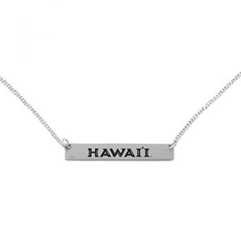 Brass Bar Necklace - Hawaii Warriors