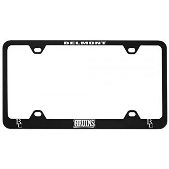 Stainless Steel License Plate Frame - Belmont Bruins