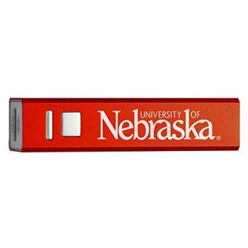 Quick Charge Portable Power Bank 2600 mAh - Nebraska Cornhuskers