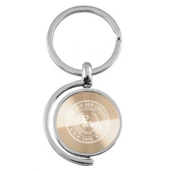 Spinner Round Keychain - Prairie View A&M Panthers