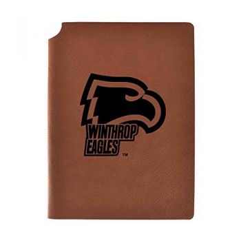 Leather Hardcover Notebook Journal - Winthrop Eagles