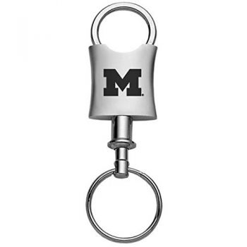 Tapered Detachable Valet Keychain Fob - Michigan Wolverines