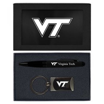 Prestige Pen and Keychain Gift Set - Virginia Tech Hokies
