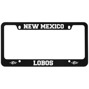 Stainless Steel License Plate Frame - UNM Lobos